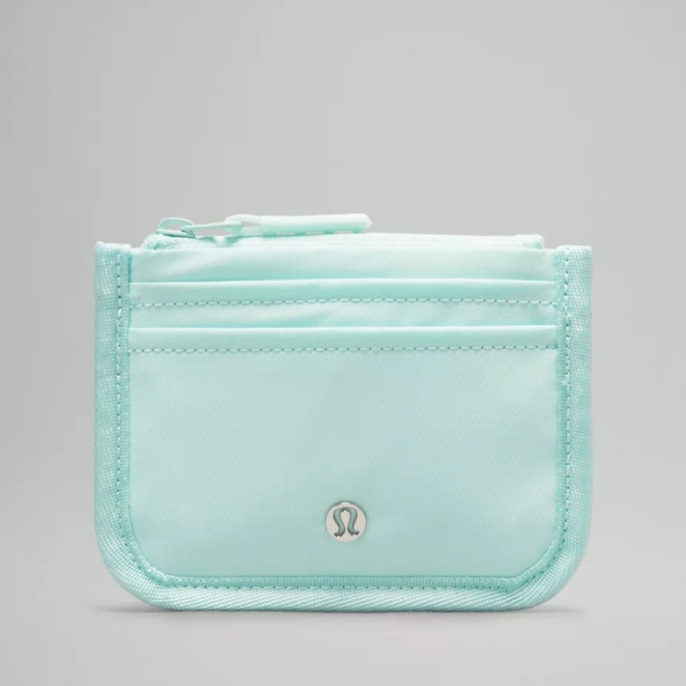 lululemon athletica Mint Green Card Case